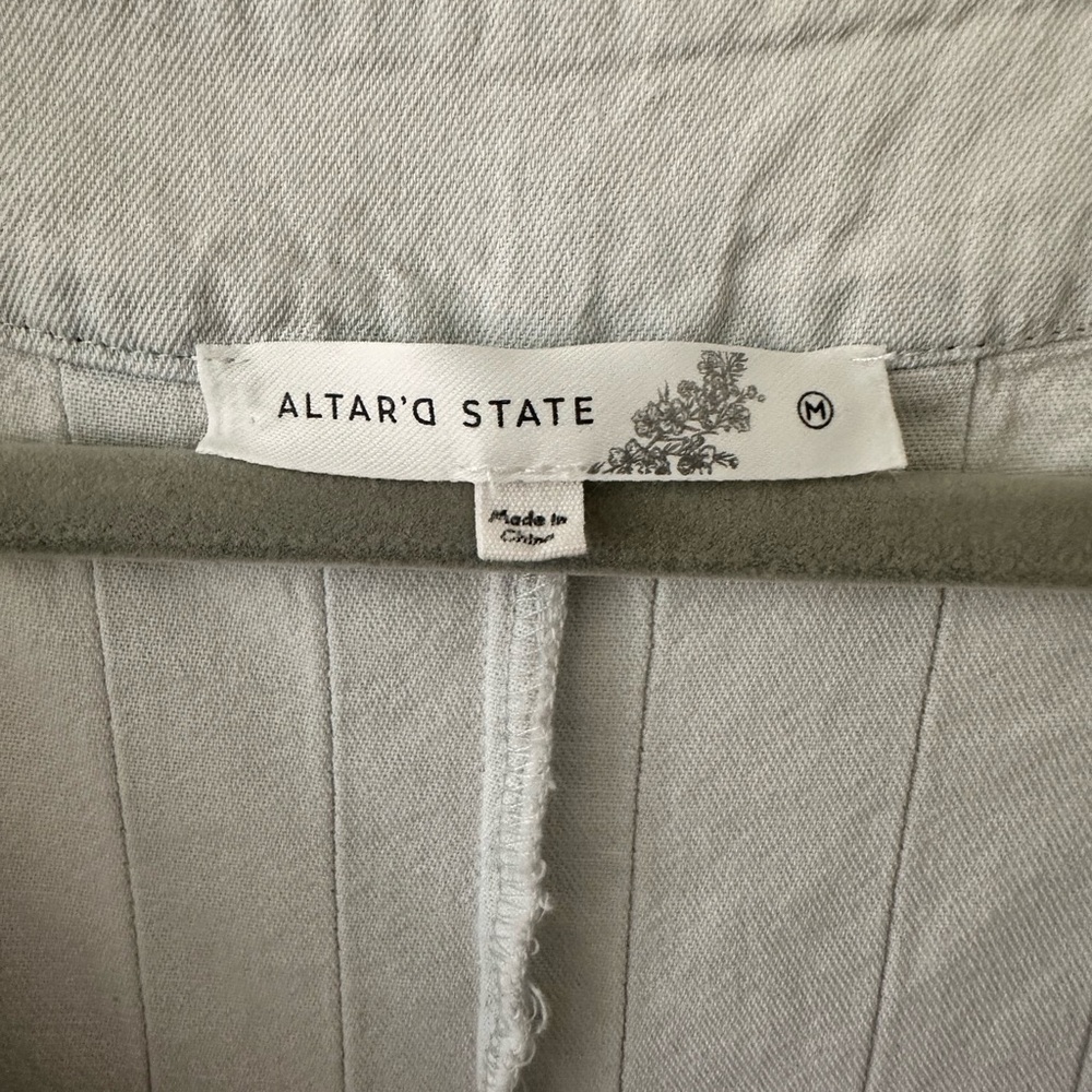 Altar'd State Light Denim Romper - Picture 4 of 6